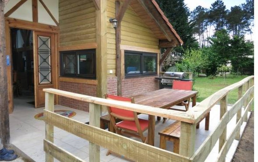 Location de vacances - Gîte à Magescq - accès par la terrasse