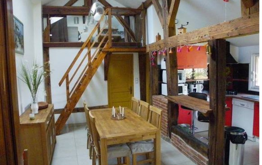 Location de vacances - Gîte à Magescq - la salle à manger / cuisine