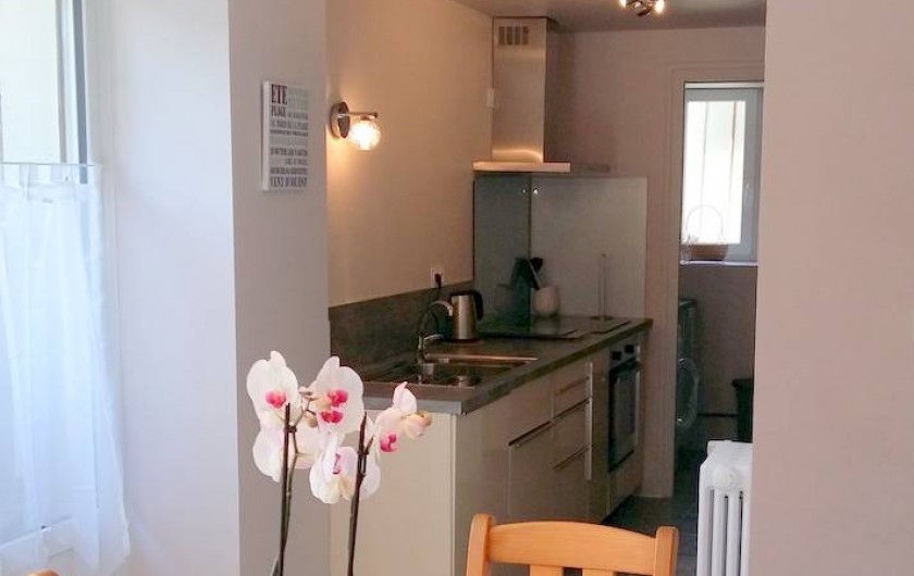 Location de vacances - Maison - Villa à Barfleur - Cuisine ouverte sur le séjour