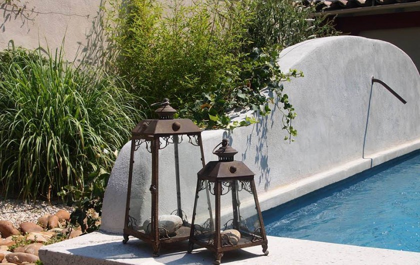 Location de vacances - Chambre d'hôtes à Saint-Saturnin-lès-Avignon - Bassin de baignade