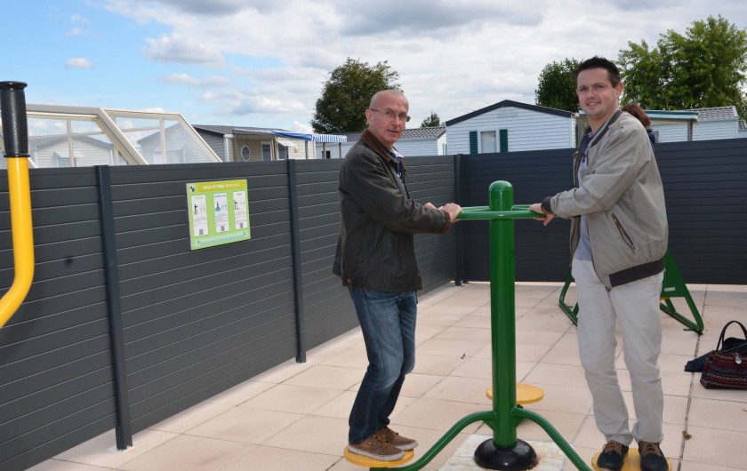 Location de vacances - Bungalow - Mobilhome à Cherrueix - espace fitness (personne +1.40m)