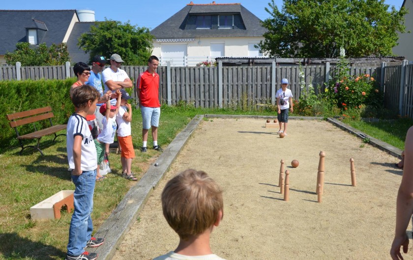 Location de vacances - Bungalow - Mobilhome à Cherrueix - jeux bretons baie mont saint michel
