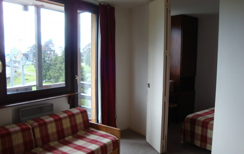 Location de vacances - Appartement à Avoriaz - Cloison séjour/ chambre