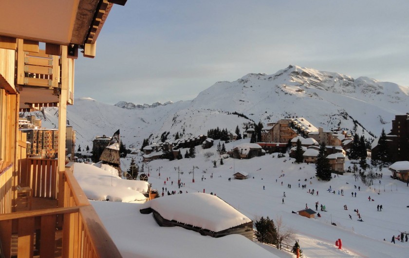 Location de vacances - Appartement à Avoriaz - Vue balcon