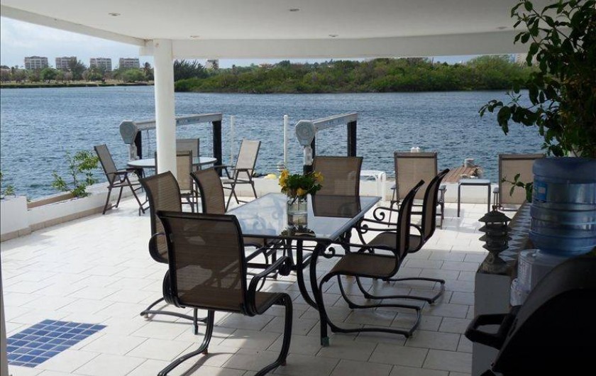 Location de vacances - Villa à Maho - Diner sous "gazebo"