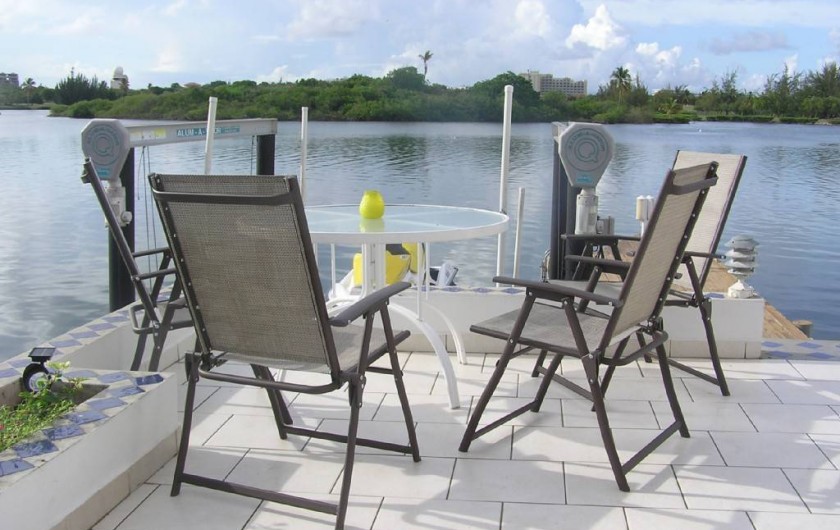 Location de vacances - Villa à Maho - "Al Fresco" ou coin apéritif