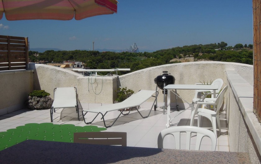 Terrasse avec vue sur Portaventura