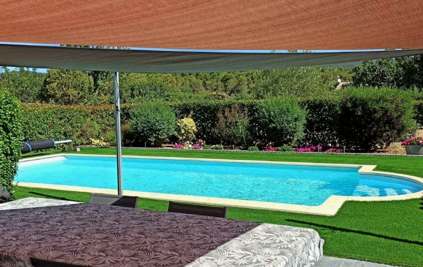 Location de vacances - Gîte à Trausse - Piscine terrasse