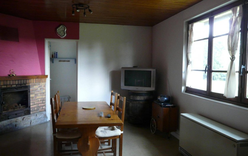 Location de vacances - Maison - Villa à Dun-les-Places - TV TnT,  l'insert bois seul et le seul chauffage fonctionnel de la maison.