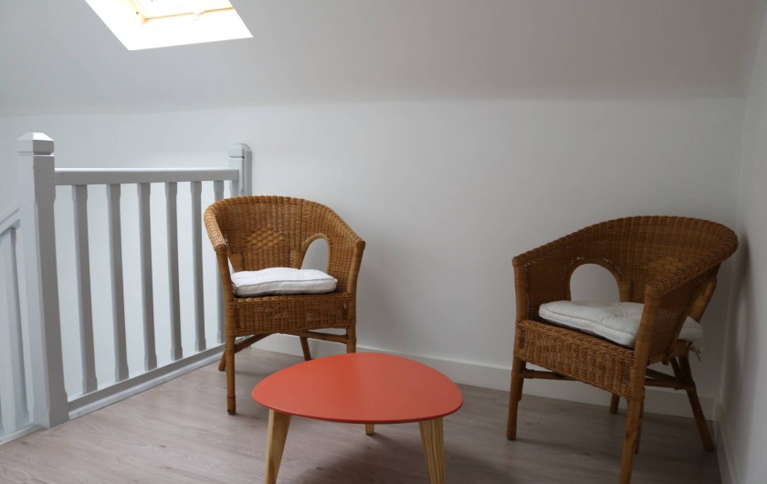 Location de vacances - Appartement à Aix-les-Bains - Hall d'accueil à l'étage sur le pallier de l'Emeraude et Rubis