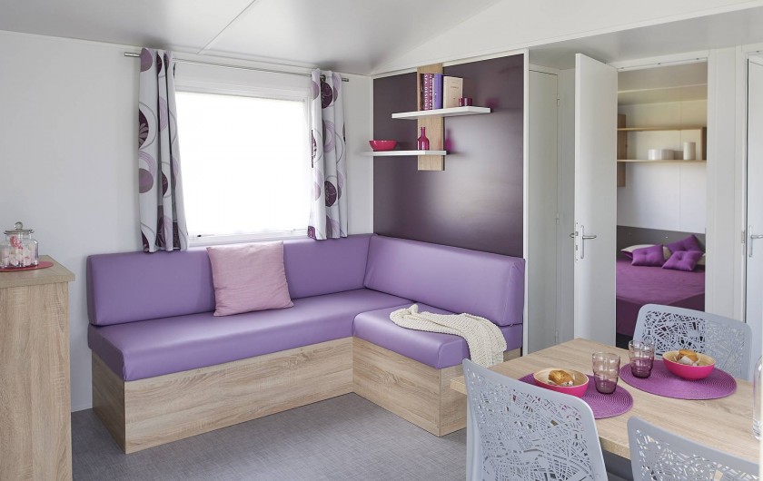 Location de vacances - Camping à Wacquinghen - Mobil home Loft 4 personnes 2 chambres