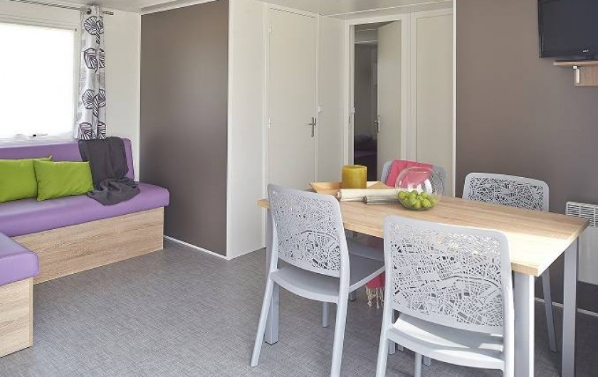 Location de vacances - Camping à Wacquinghen - Mobil home Lodge 6 personnes 3 chambres
