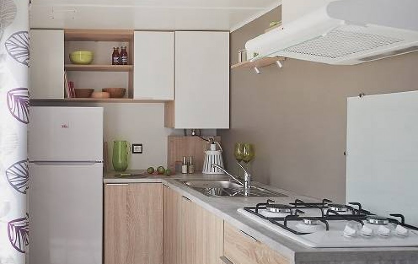 Location de vacances - Camping à Wacquinghen - Mobil home Lodge 6 personnes 3 chambres