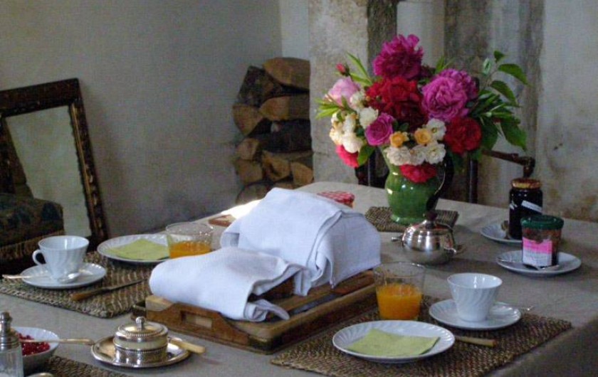 Location de vacances - Chambre d'hôtes à Vauciennes - salle à manger