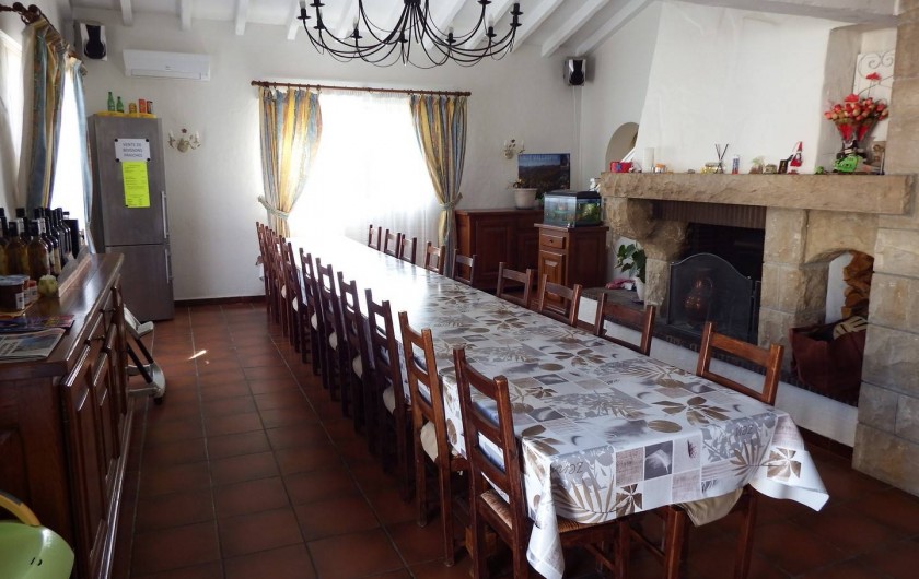 Location de vacances - Chambre d'hôtes à Ortaffa - Salle à manger