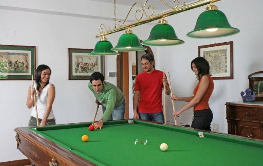 Location de vacances - Villa à San Venanzo - La salle de billiard