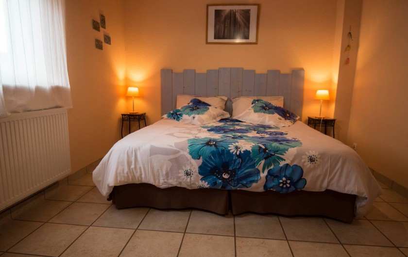 Location de vacances - Appartement à Oberrœdern - La chambre 1 version lit double plus 1 lit simple