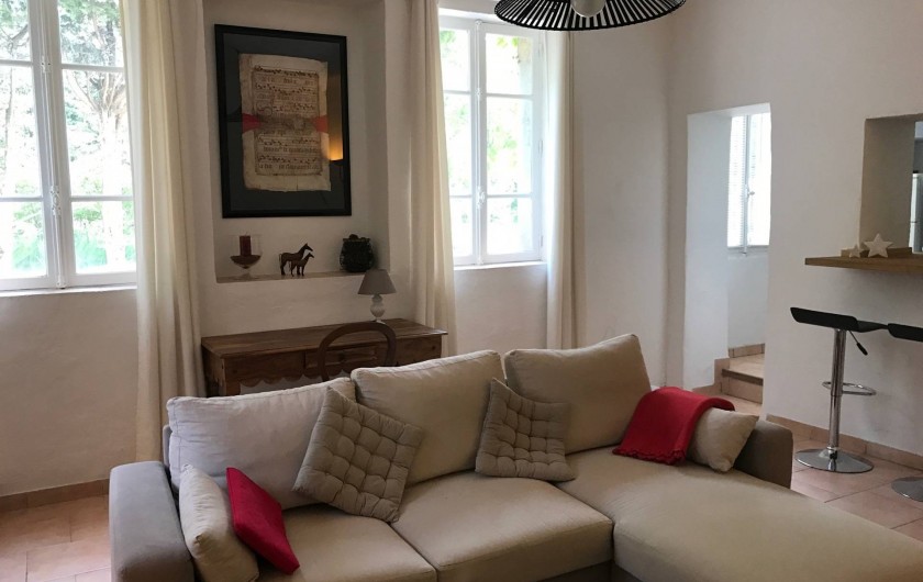 Location de vacances - Maison - Villa à Aix-en-Provence - (Salon 23m²)