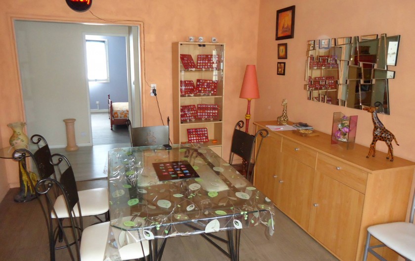 Location de vacances - Appartement à Morez - vue de la salle a manger