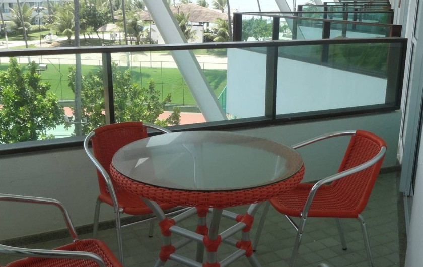 Location de vacances - Appartement à Porto de Galinhas - Balcon