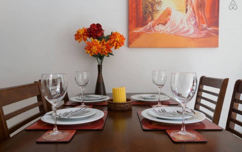 Location de vacances - Villa à Paphos - La table a manger