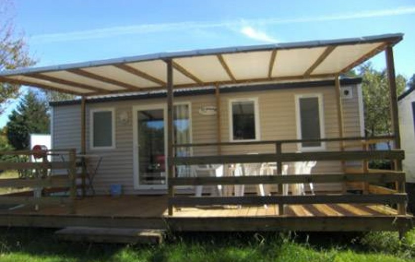Location de vacances - Camping à Sainte-Eulalie-en-Born - mobil-home 2 chambres