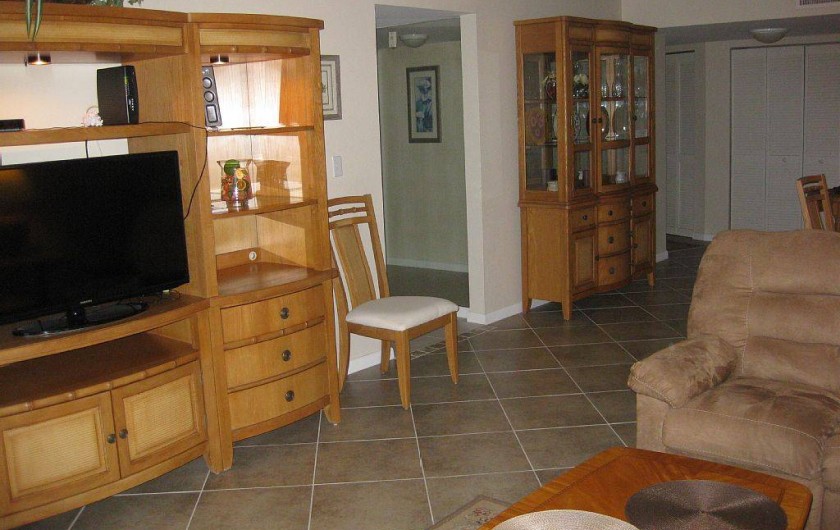 Location de vacances - Appartement à Marco Island - Salle à manger - salon