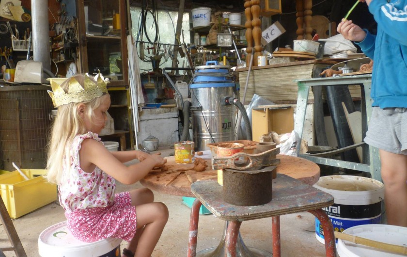 Location de vacances - Gîte à Saint-Privat - Dans l'atelier