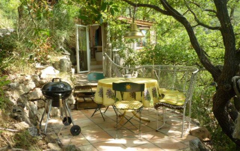 Location de vacances - Gîte à Saint-Privat - terrasse