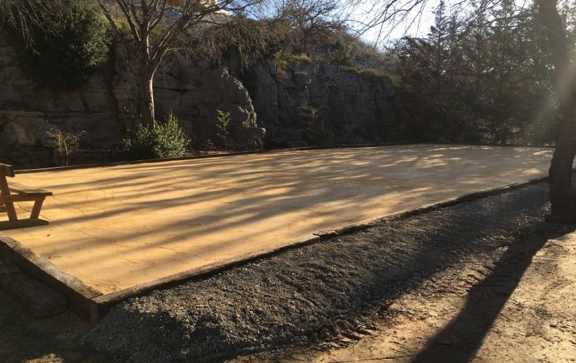 Location de vacances - Chalet à Vogüé - Pétanque