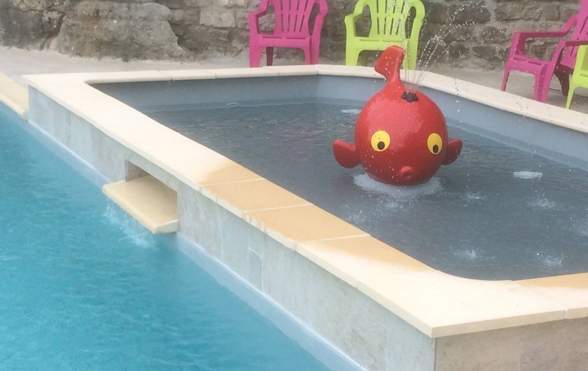 Location de vacances - Chalet à Vogüé - Pataugeoire