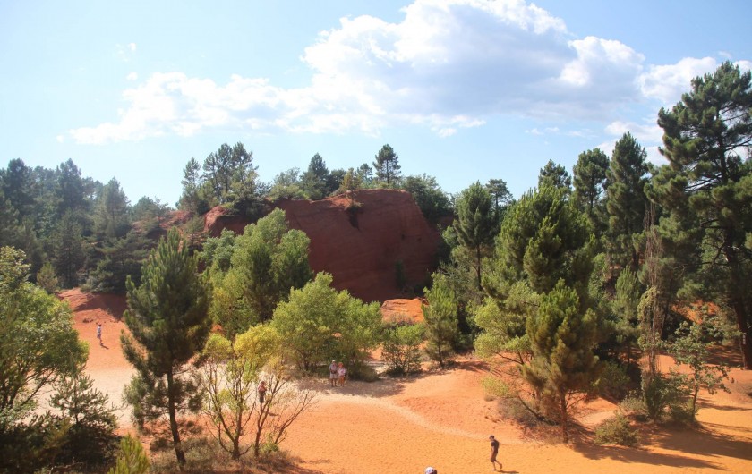 Location de vacances - Maison - Villa à Rustrel - Le Colorado provençal : un espace pour l'émerveillement!
