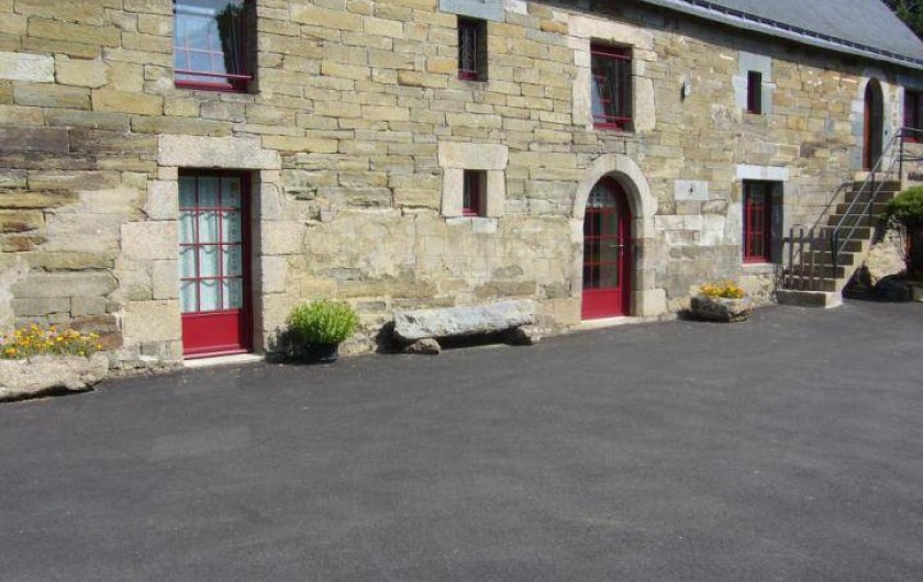 Location de vacances - Maison - Villa à Cléguérec - Façade sud de la maison