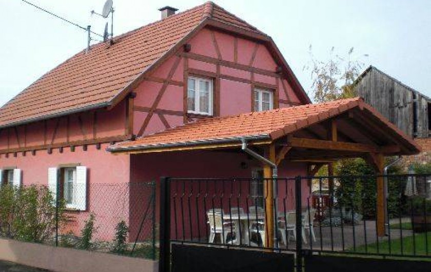 Location de vacances - Villa à Stotzheim - maison vue arrière