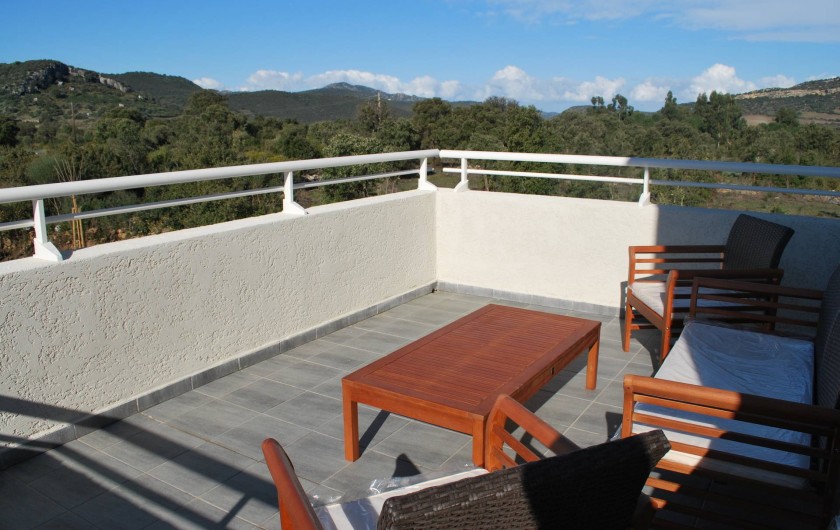 Location de vacances - Appartement à Oletta - la terrasse