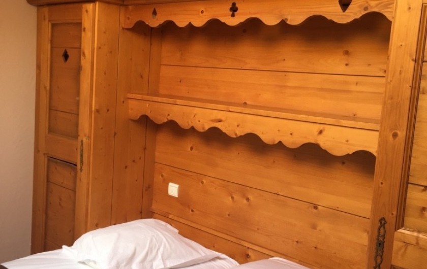 Location de vacances - Appartement à Arc 1800 - Une des 5 chambres "chalet"