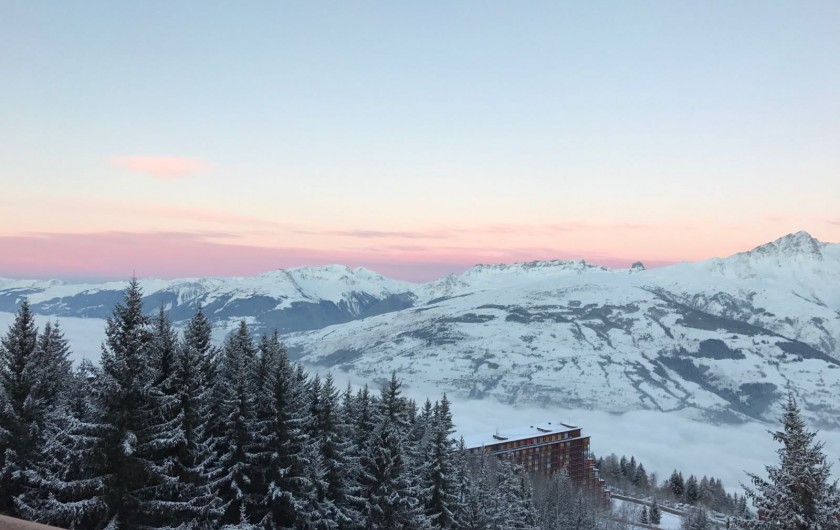 Location de vacances - Appartement à Arc 1800 - Vue terrasse