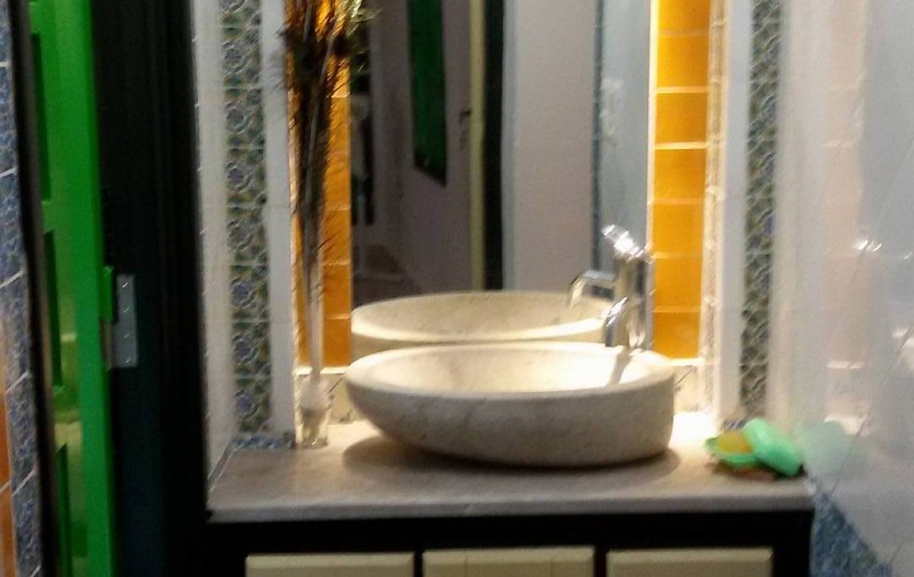 Location de vacances - Villa à Korba - la salle de bain numéro 1 ( en bas )