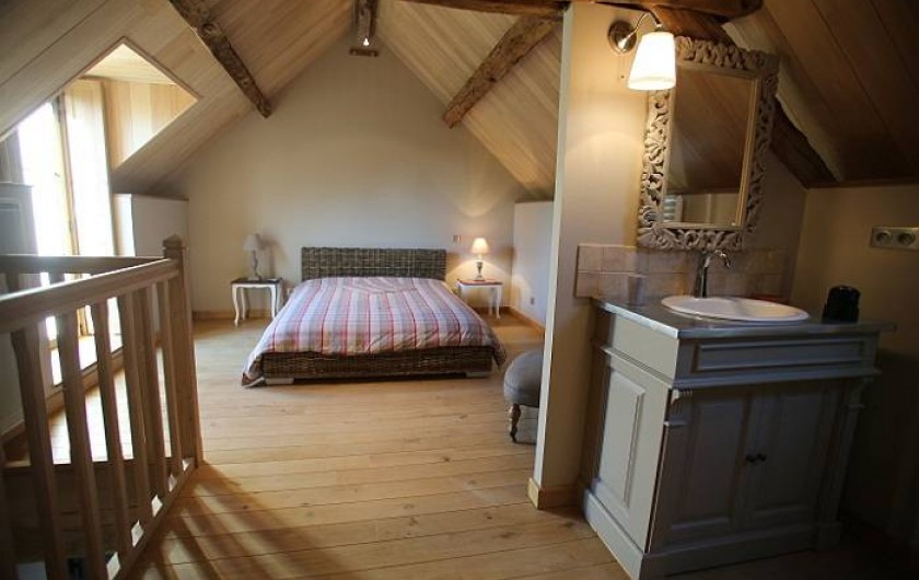 Location de vacances - Chambre d'hôtes à Mulsans - Chambre Travertin