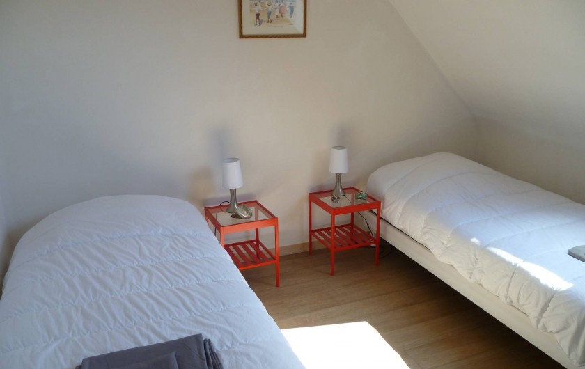 Location de vacances - Maison - Villa à Camaret-sur-Mer - chambre 2 lits 90x190