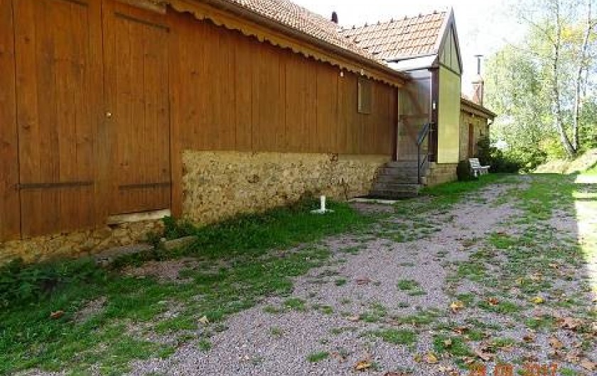 Location de vacances - Gîte à Rochesson - Entrée Chalet
