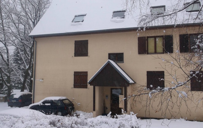 Location de vacances - Appartement à Labaroche - En hiver, la neige peut être au rendez-vous!