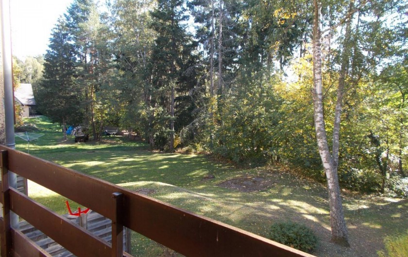 Location de vacances - Appartement à Labaroche - la vue depuis le balcon.