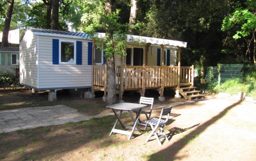 Location de vacances - Bungalow - Mobilhome à Saint-Brevin-les-Pins - Mobil-home et large emplacement
