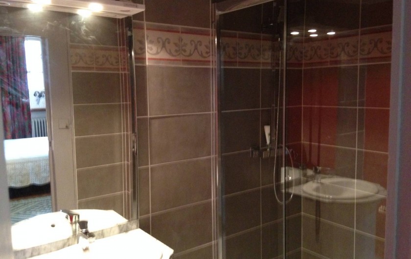 Location de vacances - Château - Manoir à Montreuil-Bonnin - salle de douche  de la chambre 1