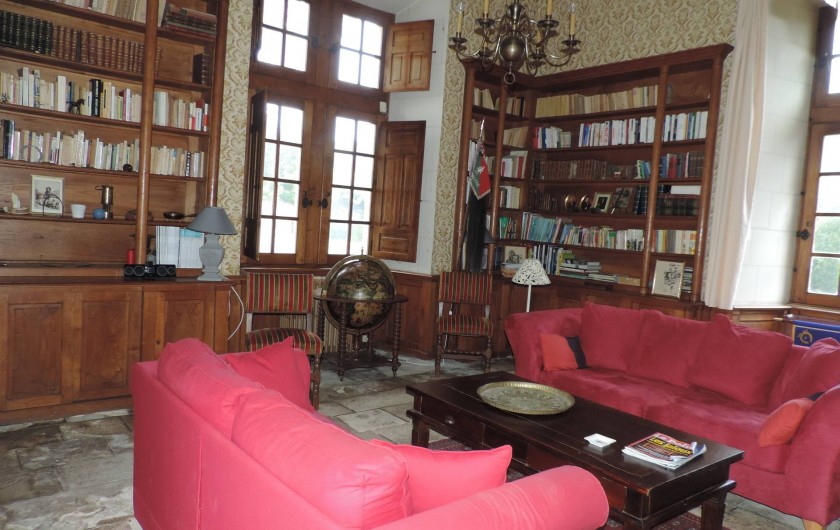 Location de vacances - Château - Manoir à Montreuil-Bonnin - Bibliothèque