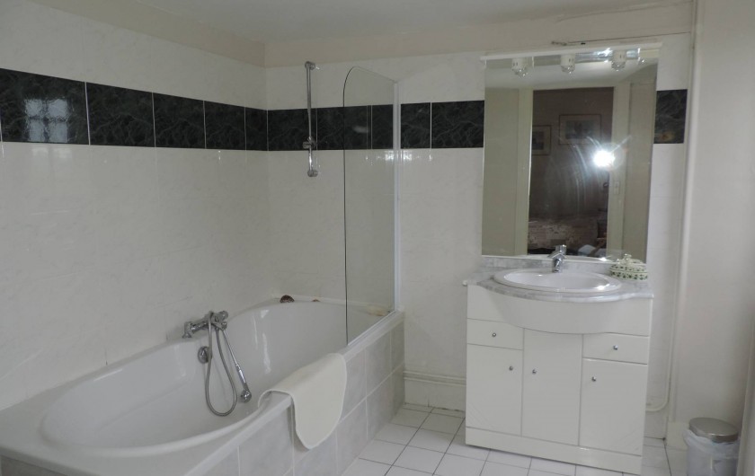 Location de vacances - Château - Manoir à Montreuil-Bonnin - salle de bain de la chambre 2
