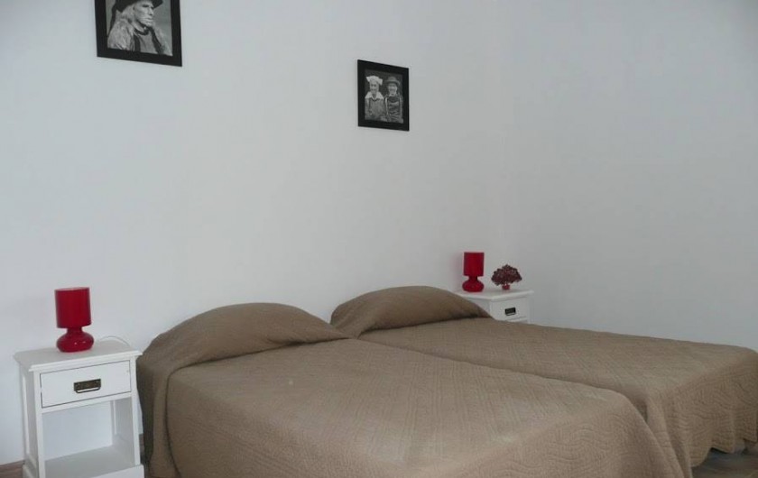Location de vacances - Gîte à Locquirec - Ty Papy - Chambre lits simples