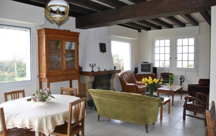 Location de vacances - Gîte à Locquirec - Avel Mor - Salon