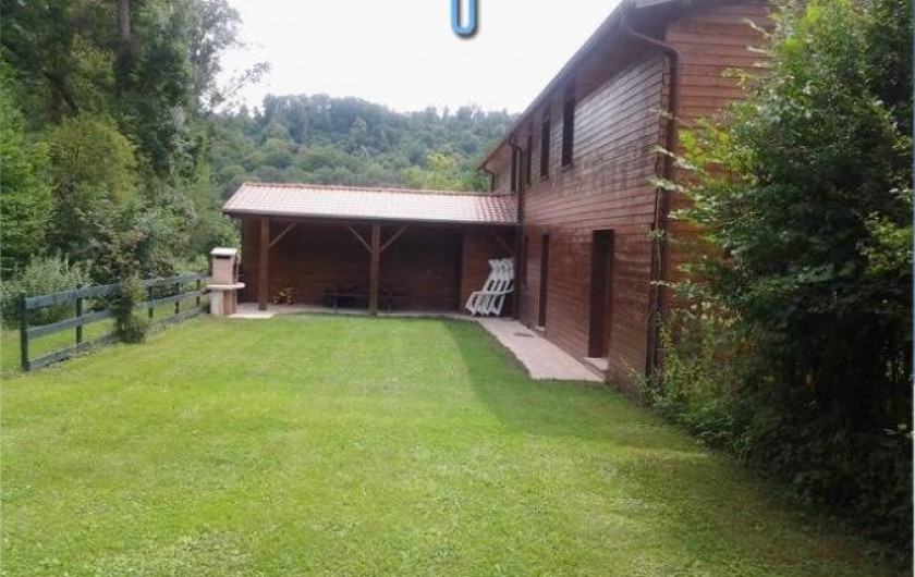 Location de vacances - Maison - Villa à Sexey-aux-Forges - Le coin détente à l'arrière